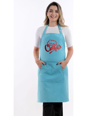 Unisex Master Chef Kanguru Model Mutfak Önlüğü