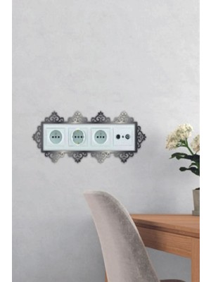 Dekoratif Pleksi Priz Anahtar Çerçevesi Priz Kenarı Süsü