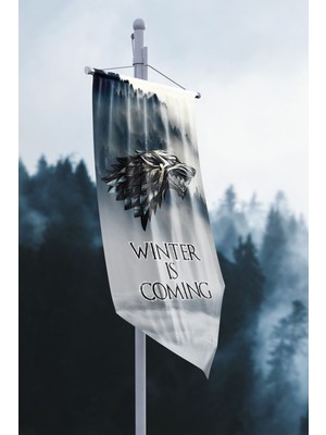Game Of Thrones Winter Is Coming Flama Bayrak