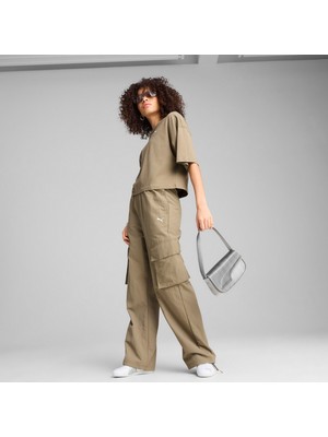 Puma Wardrobe Ess Cargo Kadın Kahverengi Eşofman Altı.83