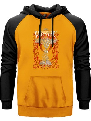 Bullet For My Valentine Classic Sarı Renk Reglan Kol Kapşonlu Sweatshirt