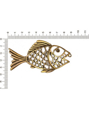 Boncadas Balık Figürü Ile Ilgili Metal Aksesuarlar ve Kolye Uçları