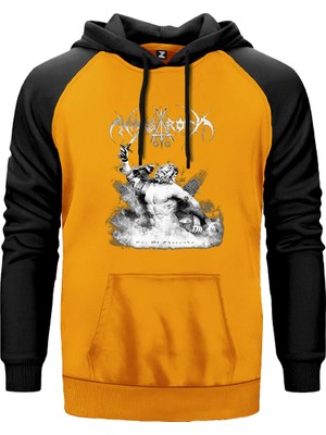 Nargorot Era Of Threnody Sarı Renk Reglan Kol Kapşonlu Sweatshirt