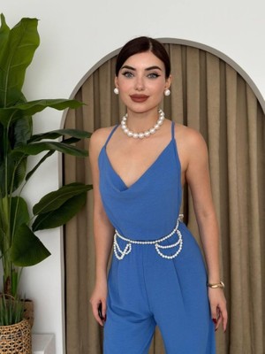 Janes Darcy Sırt Dekolteli Tulum