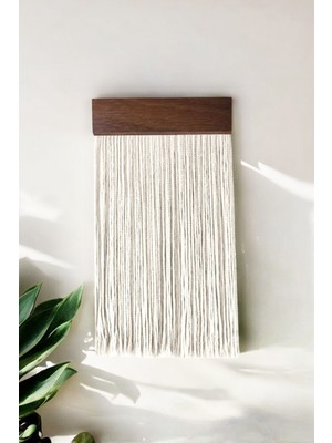 Bohem El Yapımı Makrome Mdf Duvar Süsü