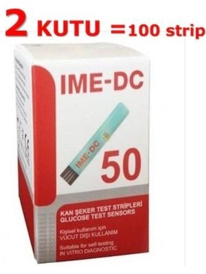 Ime-Dc Seker Ölçüm Strip Çubuğu x 2 Kutu
