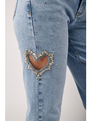 Dikme Taşlı Kalp Aksesuar