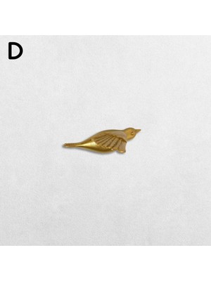 Dekoratif Üç Boyutlu Uçan Kuş Duvar Dekoru Model D Biblo