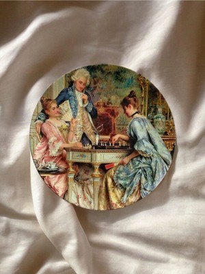 Vintage Özel Seri Duvar Tabağı El Yapımı Dekoratif Duvar Süsü NO:215