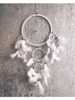 Düş Kapanı, Rüya Kapanı, Dream Catcher 22CM Beyaz