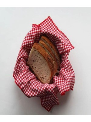 Mediterian Kırmızı Çok Amaçlı Pamuk Servis Peçete 40x40 cm