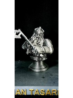 Gimli Büst Figür 10 cm The Lord Of The Rings Yüzüklerin Efendisi
