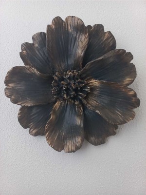 Duvar-Masa-Konsol  ÇİÇEĞİ-21CMX21CM-ANTRASİT