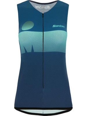 Santini Ironman Audax Design Tritop For Lady Kadın Triathlon Atlet 9I6500AUDAX