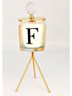 F Harfli Ayaklı Gerçek Mumluk