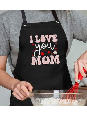 Mediterian Şık Siyah Mutfak Önlüğü, Keten, Tek Ebat, Aşçı ve Şef Tasarımı, Ev İçin Hediye