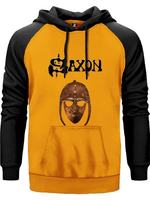 Saxon Killing Ground Sarı Renk Reglan Kol Kapşonlu Sweatshirt