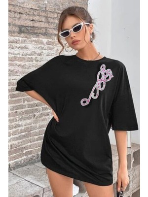 Yapıştırma Taşlı Desenli Aksesuar