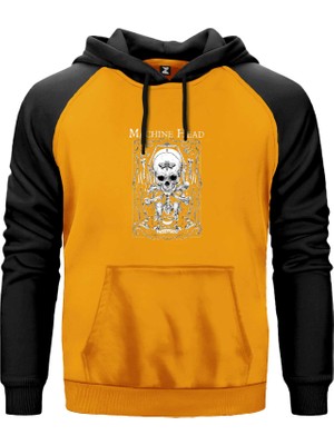 Machine Head Catharsis Sarı Renk Reglan Kol Kapşonlu Sweatshirt