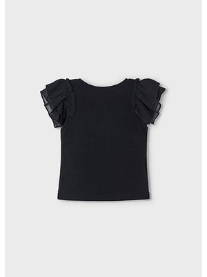 Mayoral Kız Çocuk Fırfırlı Tişört