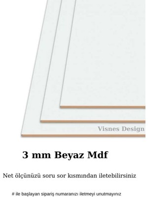 Özel Ölçü Mdf Dolap Arkalığı 3 mm Mdf Plaka Levha Resim Altlığı