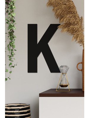 Ahşap "k" Harfi - Lazer Kesim Harfler