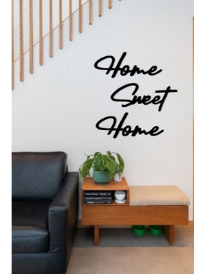 Home Sweet Home Ahşap Duvar Tablosu- Lazer Kesim Duvar Dekoru