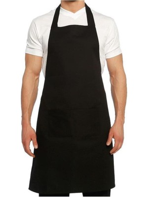 Mediterian Renkli ve rahat boyundan askılı mutfak önlüğü, yumuşak kumaş, tek beden