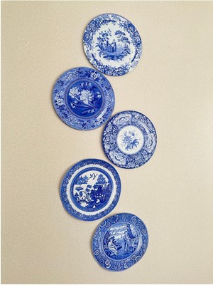 Blue Blanc Ahşap Duvar Süsü Mavi Lacivert Duvar Tablo Süs