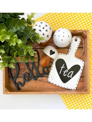 Kahve Köşesi Askı Süsü Tea Mutfak Dolap