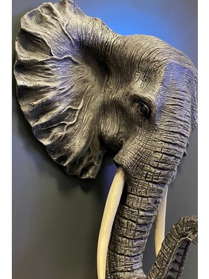 Duvar Dekoru Fil Kafası Büst