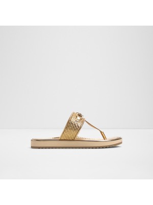 Aldo Lajolla Sandalet Düz Terlik - Gold