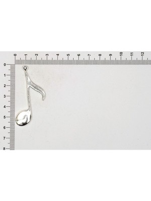 Boncadas Müzik Notası Figürü Ile Ilgili Metal Aksesuarlar ve Kolye Uçları