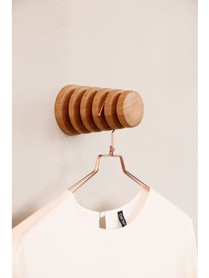 Ahşap Dekoratif Modern Duvar Askı Mutfak Butik Salon Askılık Elbise Dekorasyon Hediye