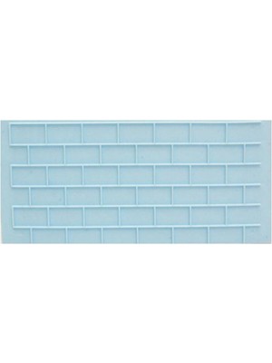 Teknotrust Tuğla Deseni Doku Form Kalıbı Silikon Şeker Hamuru Kalıbı