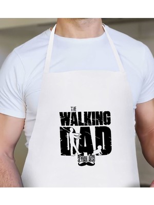 Mediterian İki Kişilik Renkli Pamuklu Mutfak Önlüğü, Eğlenceli ve Şık Tasarım