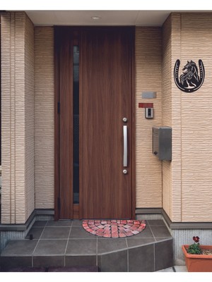 At Nalı Dekoratif Ahşap Duvar Dekoru-1 (Kapı)