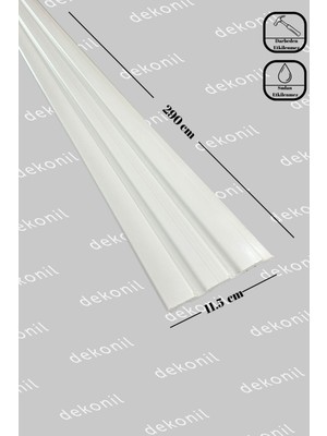 Boyanabilir Duvar ve Tavan Lambri 11,5cm (6 Adet 17,4 Metre)