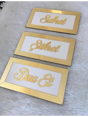 Sabret Şükret Dua Et 3’lü Set