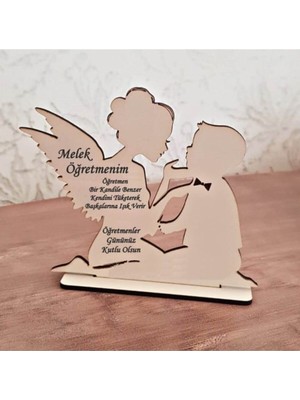 Melek Öğretmenim Hediye Plaket