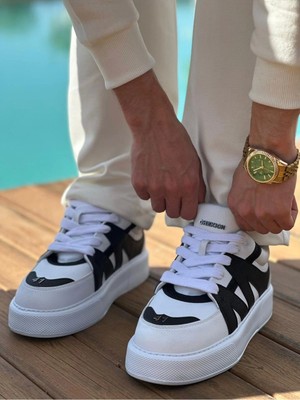 Star-X Erkek Spor Ayakkabı Beyaz Sıyah