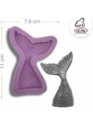 Teknotrust Silikon Kalıp Deniz Kızı Kuyruğu Orta