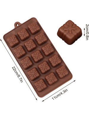 Teknotrust Silikon Çikolata Kalıbı Sabun Mum Epoksi Reçine Ve Jöle Yapımı Için Kullanılabilir