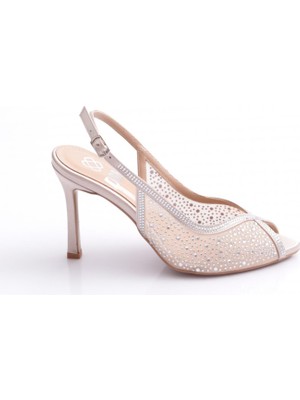 Dgn 5752 Kadin Taşli Topuklu Ayakkabi