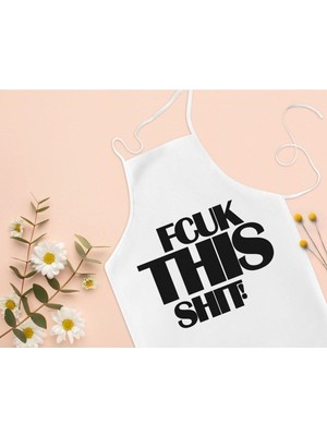 Mediterian Çok Renkli Pamuk Polyester Mutfak Önlüğü, Şık ve Kullanışlı Aşçı Hediye