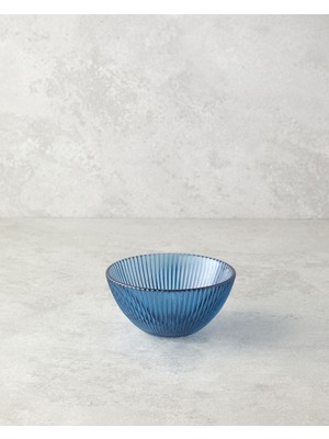 Olith Cam Çerezlik 9 cm Mavi