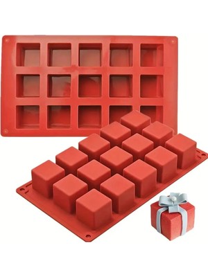 Teknotrust Silikon Kek, Muffin Kalıbı, Sabun Ve Mum Kalıbı Jöle Kalıbı Silikon Kalıp