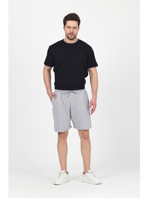 Erkek Timeless Gri Şort