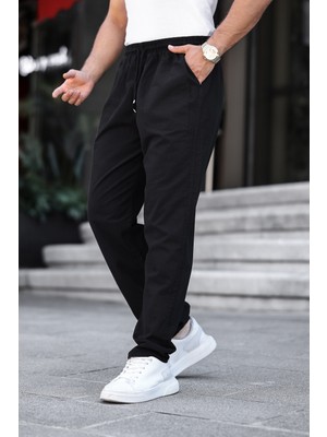 3A Moda Erkek Yazlık Keten Karışımı RAHAT Pantolon