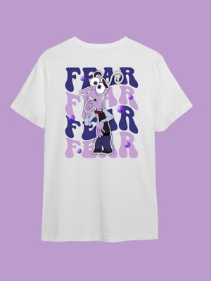 Ters Yüz Kids Ön Arka Baskılı T-Shirt